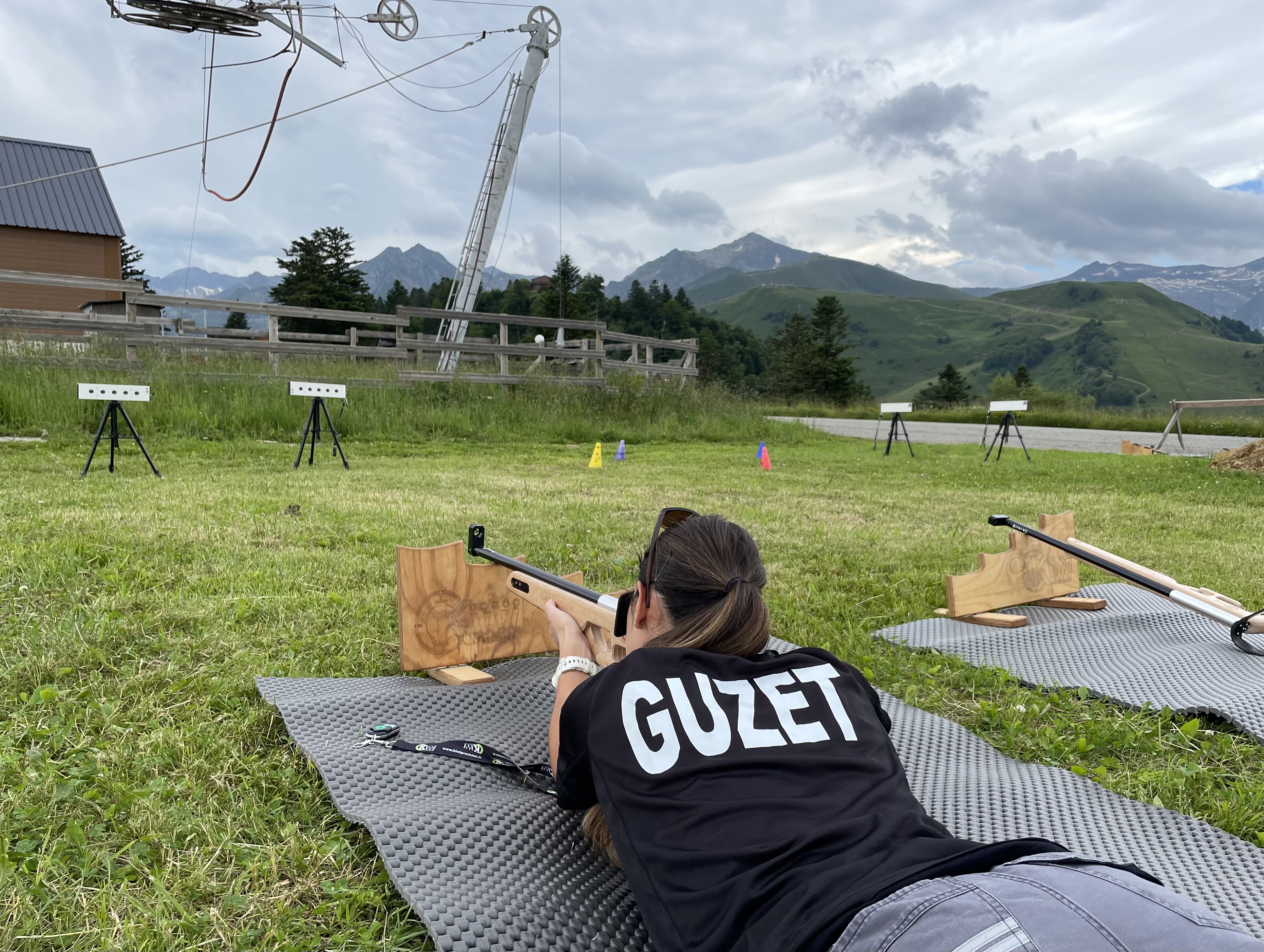 Biathlon laser